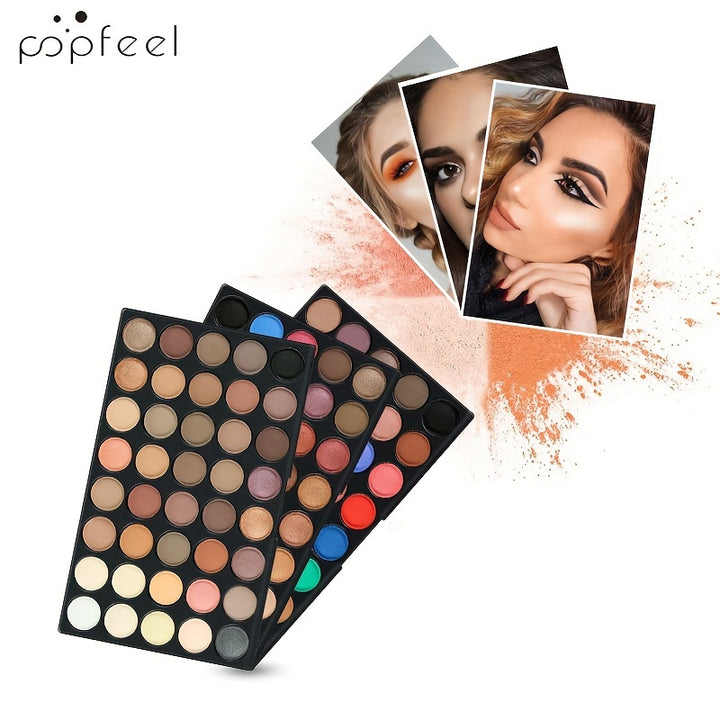 POPFEEL 120-Color Eyeshadow Palette .