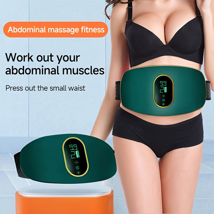 Rechargeable Abdominal Massage Belt for Fat Burning, Slimming, and Shaping.