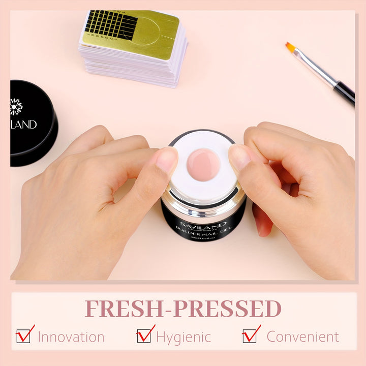 Builder Nail Gel, Pink Nude Cushion Function Gel For Nail Extension.