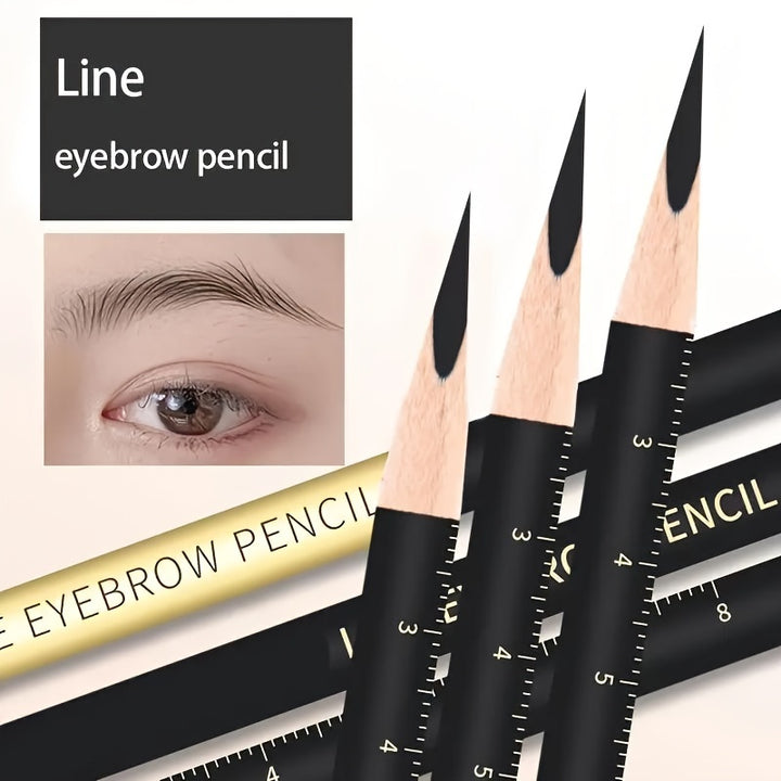 Waterproof Eyebrow Pencil Filling Contour Eyebrow Pencil Black Dark Brown Colorfast Tatto.