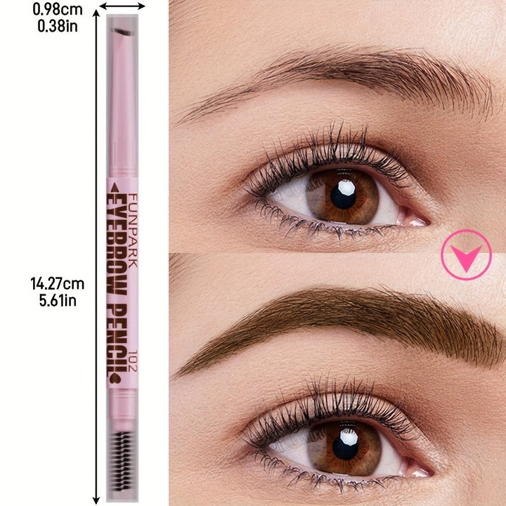 Waterproof Dual-Ended Eyebrow Pencil - Long-Lasting, Easy...