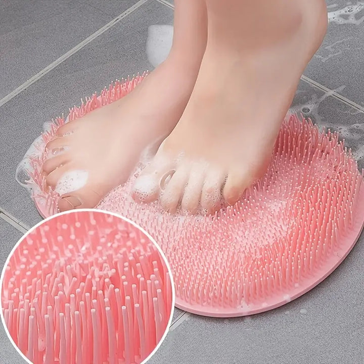 1pc Bath Exfoliating Pad, Bathroom Washing Pad, Shower Foot.