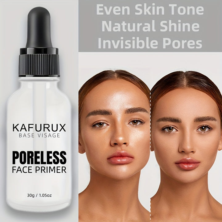 KAFURU Poreless Face Primer 1.05oz - Nature Finish Cream, Hydrating & Oil-Control.