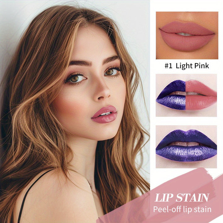 3-Color Velvet Matte Liquid Lipstick Set .