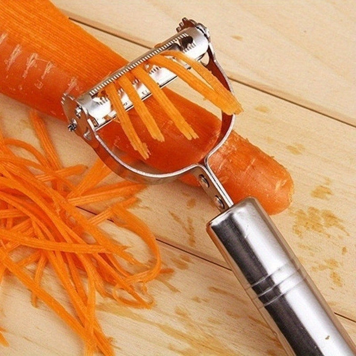 Stainless Steel Vegetable Spiralizer - Multifunctional Fruit & Veggie Slicer, Peeler.