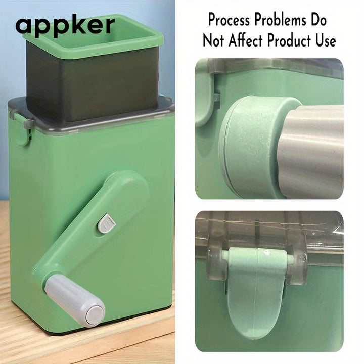 Appker Multifunctional Rotary Cheese Grater.