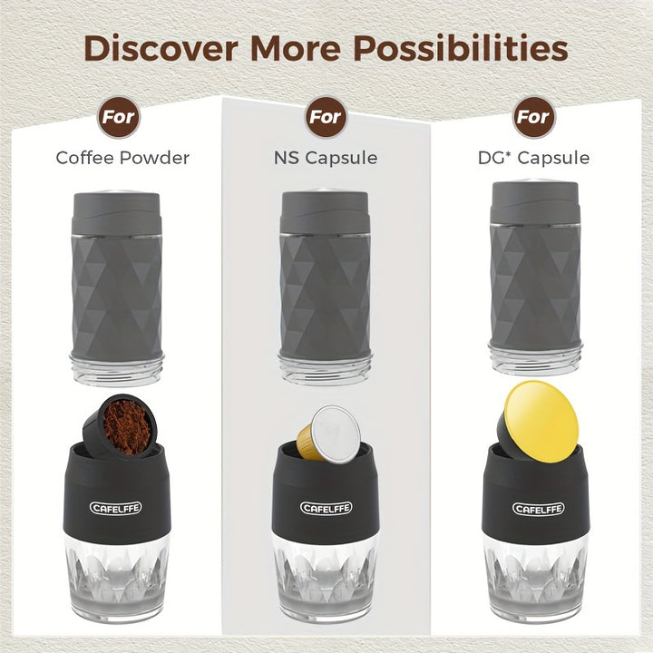 Cafelffe 3 In 1 Portable Coffee