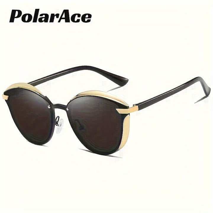 PolarAce Luxury Cat Eye Polarized Fashion Glasses - Elegant & Sexy, Perfect for Men & Women.