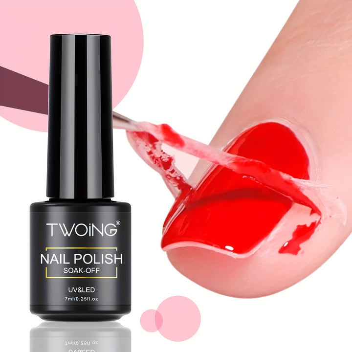 TWOING Peel Off Nail Polish Barrier, 7ml Soak-Off Liquid Latex Tape.