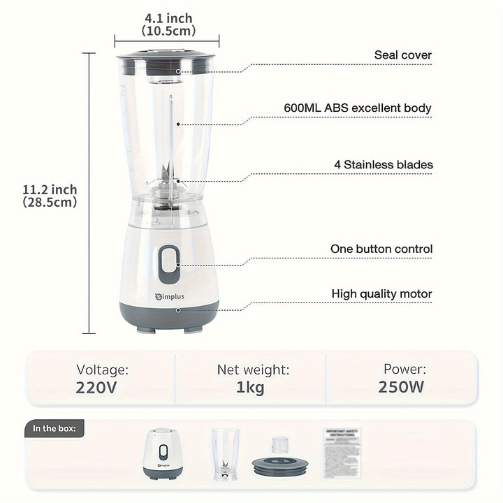 Simplus Blender Food Processor Juice For Home Kitchen And Vegetables.