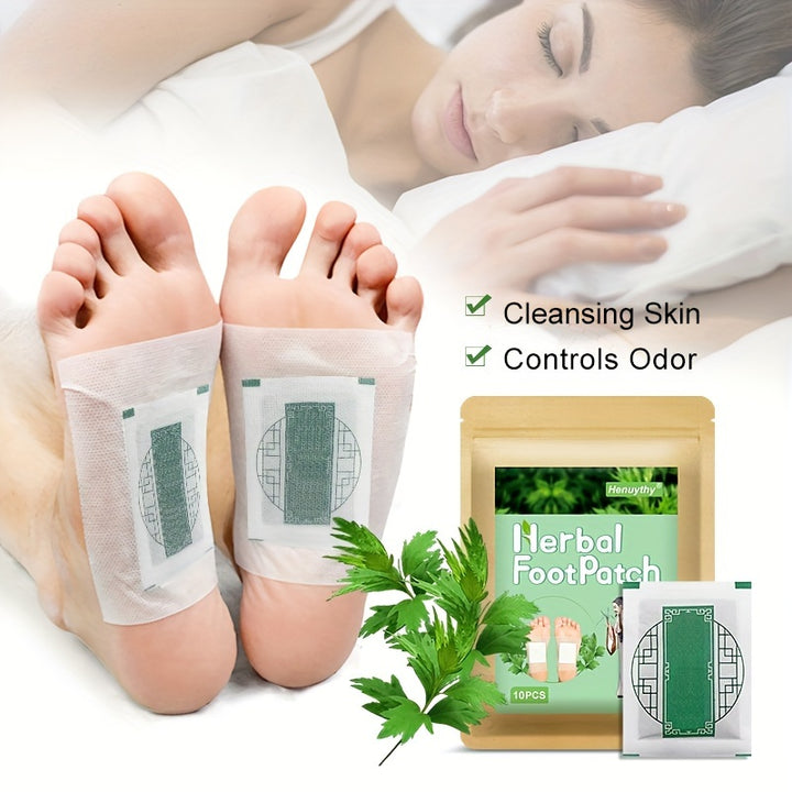 40pcs/4bags Deep Cleansing Foot Patch, Natural Bamboo Vinegar Ginger Powder Foot Pad.