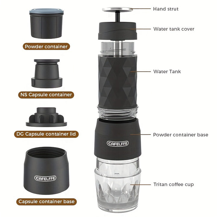 Cafelffe 3 In 1 Portable Coffee