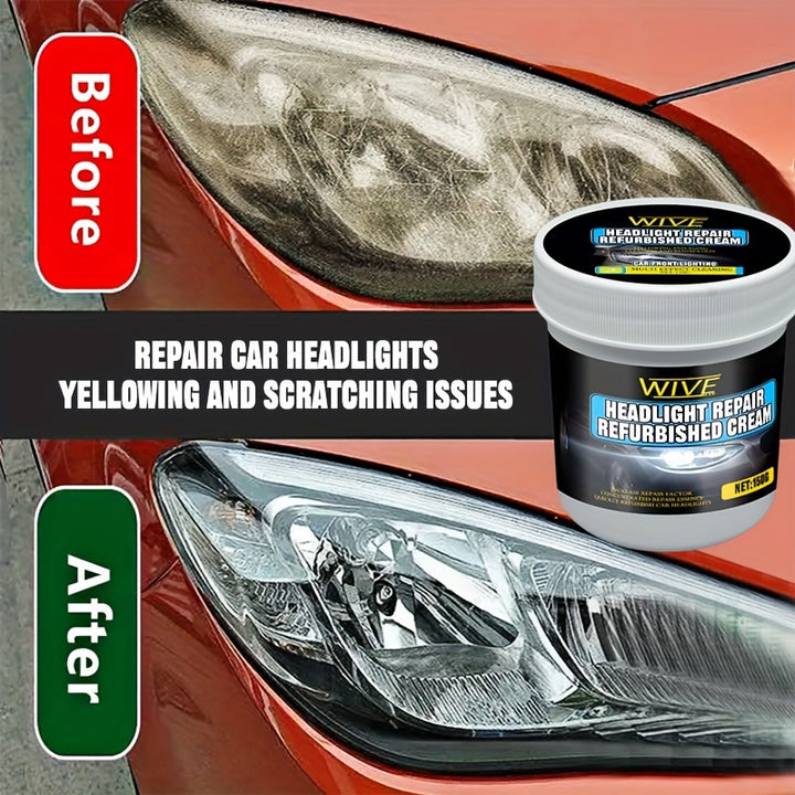 Car Headlight Restoration Treatment