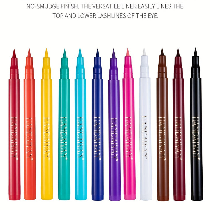 12pcs/Pack Matte Liquid Eyeliner  Waterproof.