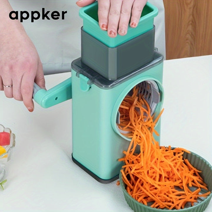 Appker Multifunctional Rotary Cheese Grater.