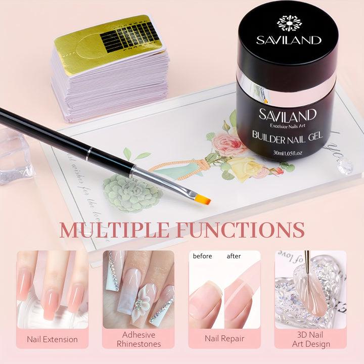 Builder Nail Gel, Pink Nude Cushion Function Gel For Nail Extension.