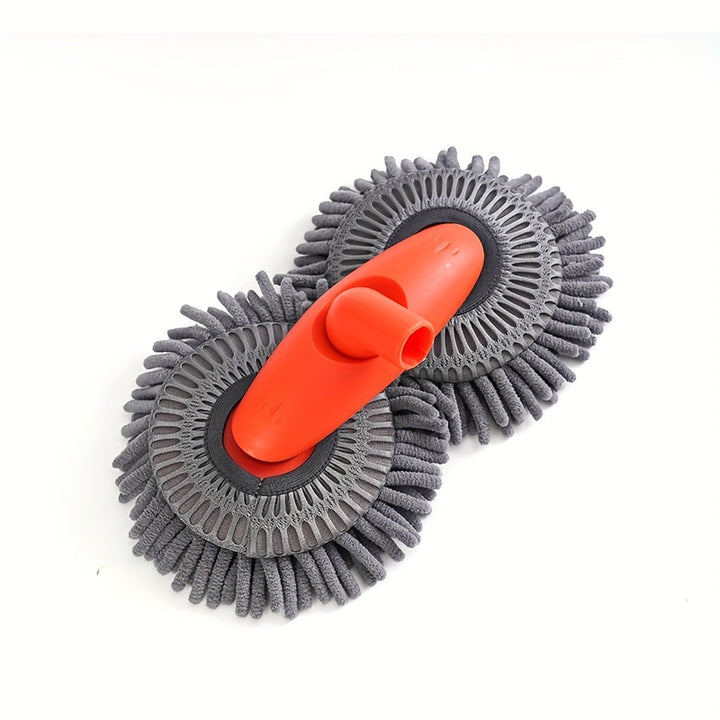 Extendable Car Wash Brush with Ultra-Soft Microfiber Bristles .