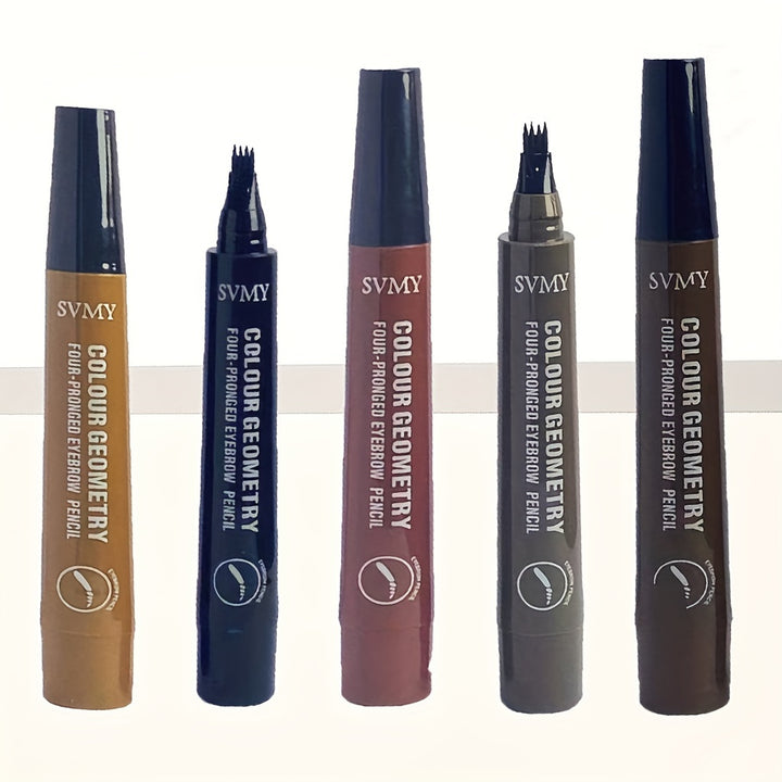 Long-lasting Smooth 4 Split Head Liquid Eyebrow Pencil, Natural.