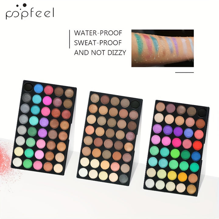 POPFEEL 120-Color Eyeshadow Palette .