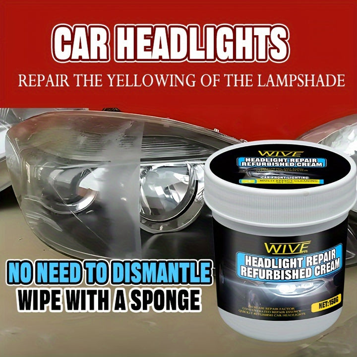 Car Headlight Restoration Treatment