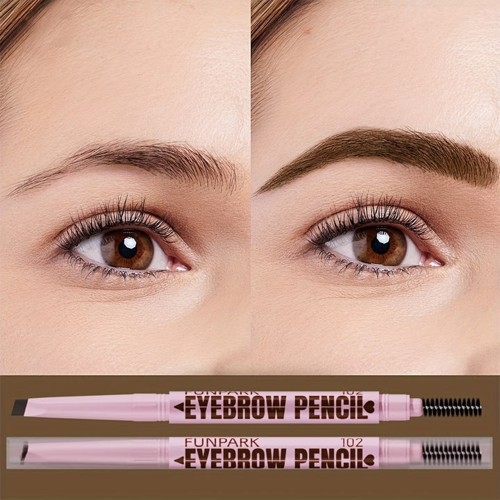 Waterproof Dual-Ended Eyebrow Pencil - Long-Lasting, Easy...