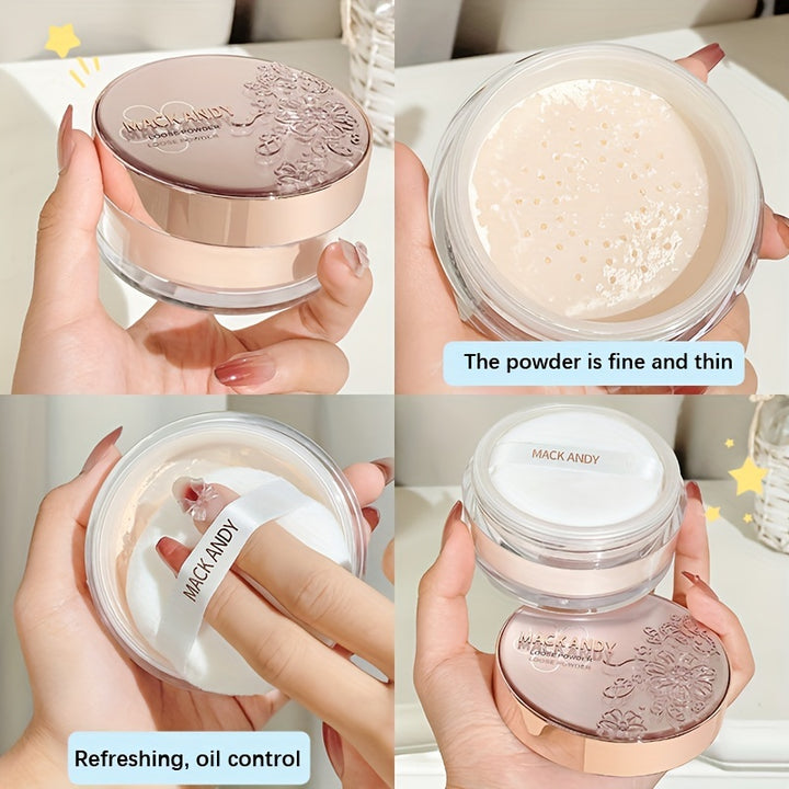 Translucent Setting Powder Finishing Makeup Loose Setting Powder Flash.