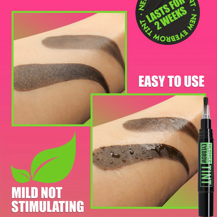 MLSMILE Eyebrow Tint Set: Waterproof Semi-Permanent Eyebrow.