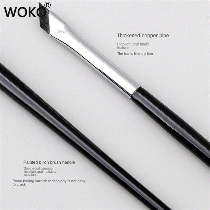 Upgrade Blade Eyeliner Brush Ultra Thin Fine Angle Flat Eyebrow.