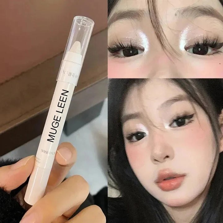 Flash Pearl Eyeshadow Pencil Waterproof Fine Flash Eye Highlighter Lasting.