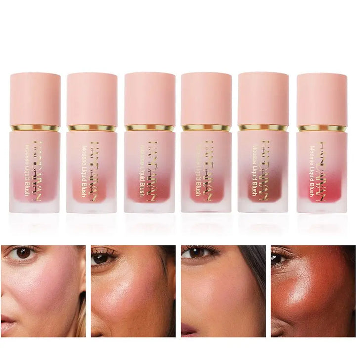 Face Liquid Blusher Long-lasting Waterproof Contouring Brightening Liquid Blush.