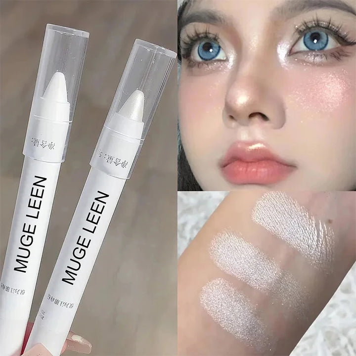 Flash Pearl Eyeshadow Pencil Waterproof Fine Flash Eye Highlighter Lasting.