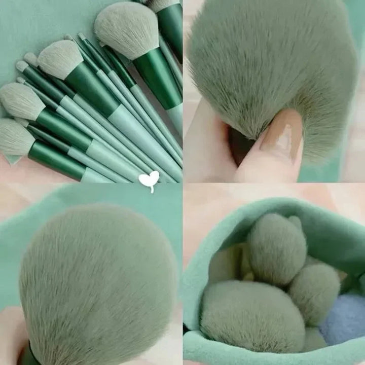 13Pcs Soft Fluffy Makeup Brushes Set for cosmetics Foundation Blush.