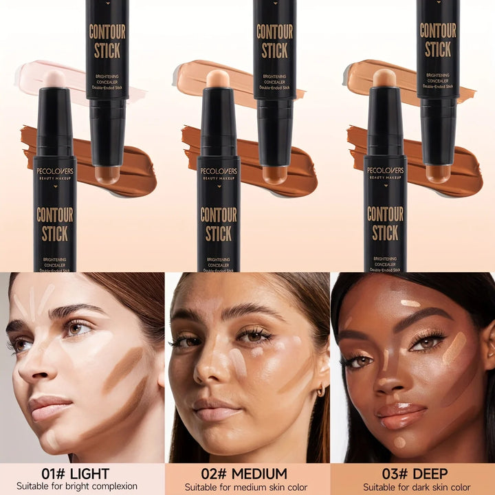 Face Concealer Contouring For Face Bronzer Beauty Contour Makeup Base Foundation.