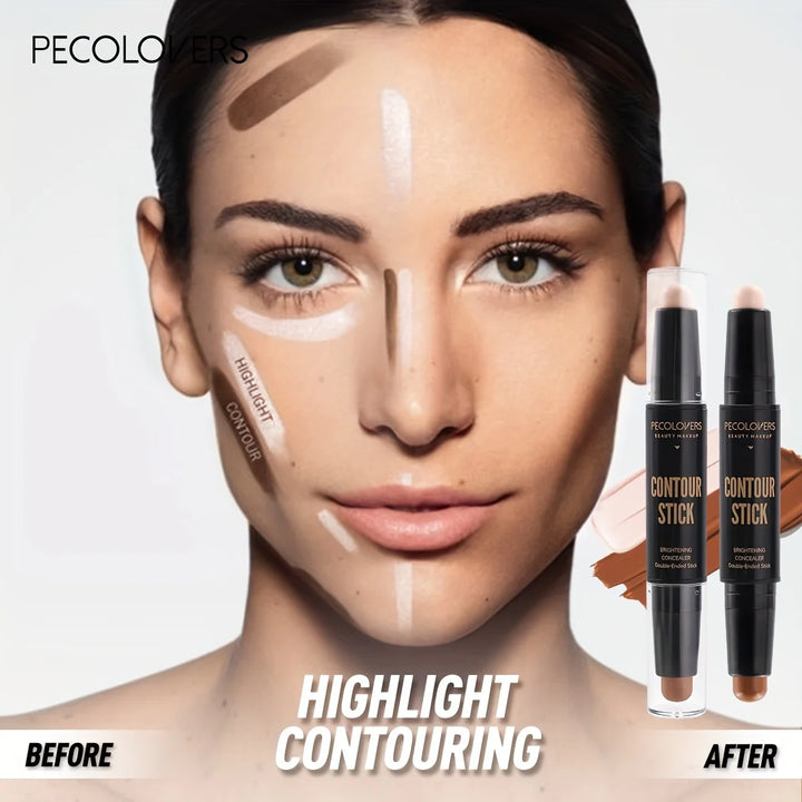 Face Concealer Contouring For Face Bronzer Beauty Contour Makeup Base Foundation.