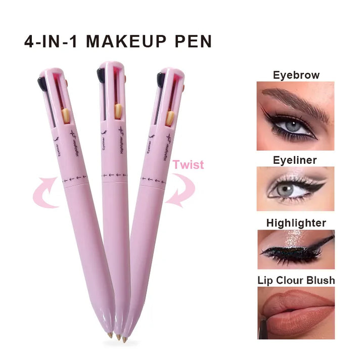 4-in-1 Cosmetic Pen (Eyeliner Pen, Eyebrow Pencil.