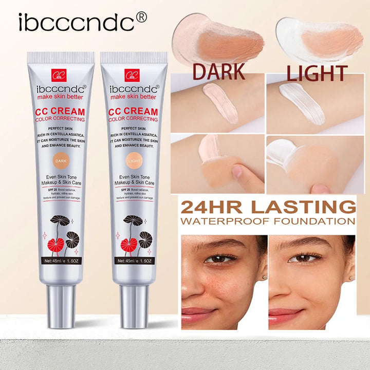 Moisturizing Correcting CC Cream Waterproof Anti-sweat Makeup.