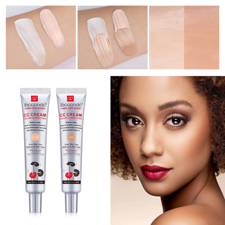 Moisturizing Correcting CC Cream Waterproof Anti-sweat Makeup.