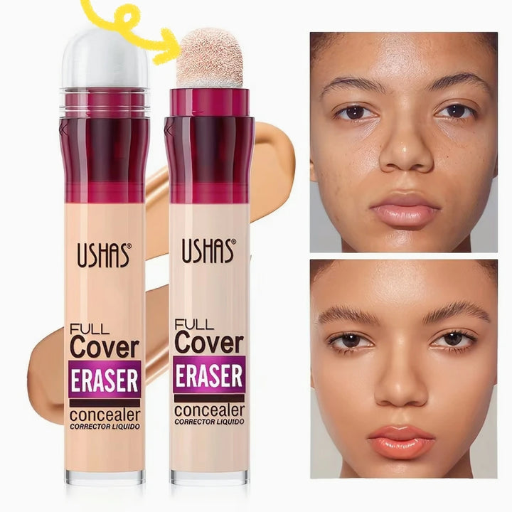 Sponge Head Concealer For Dark Circles Tears Freckles  Corrector Acne Dark.