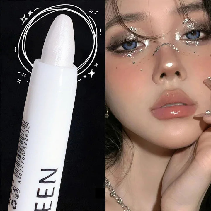 Flash Pearl Eyeshadow Pencil Waterproof Fine Flash Eye Highlighter Lasting.