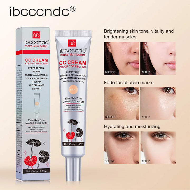 Moisturizing Correcting CC Cream Waterproof Anti-sweat Makeup.