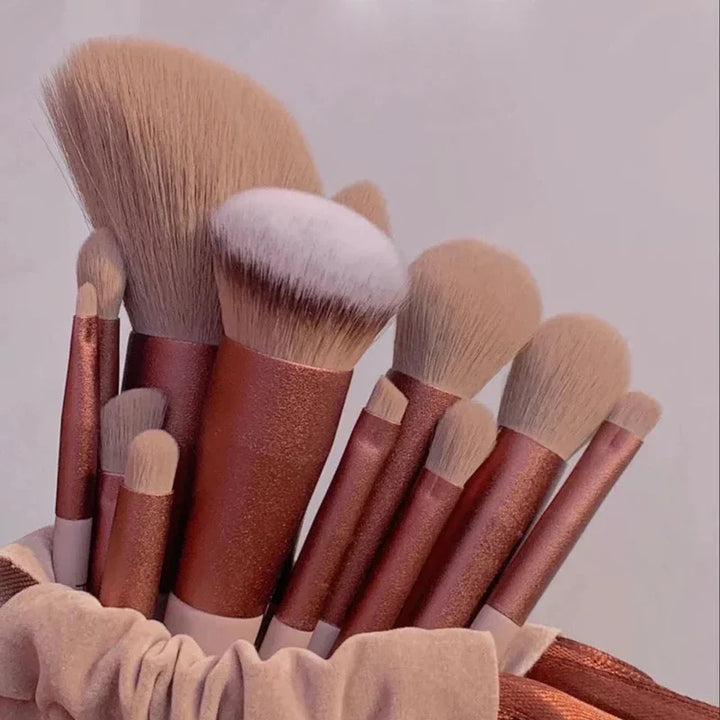 13Pcs Soft Fluffy Makeup Brushes Set for cosmetics Foundation Blush.