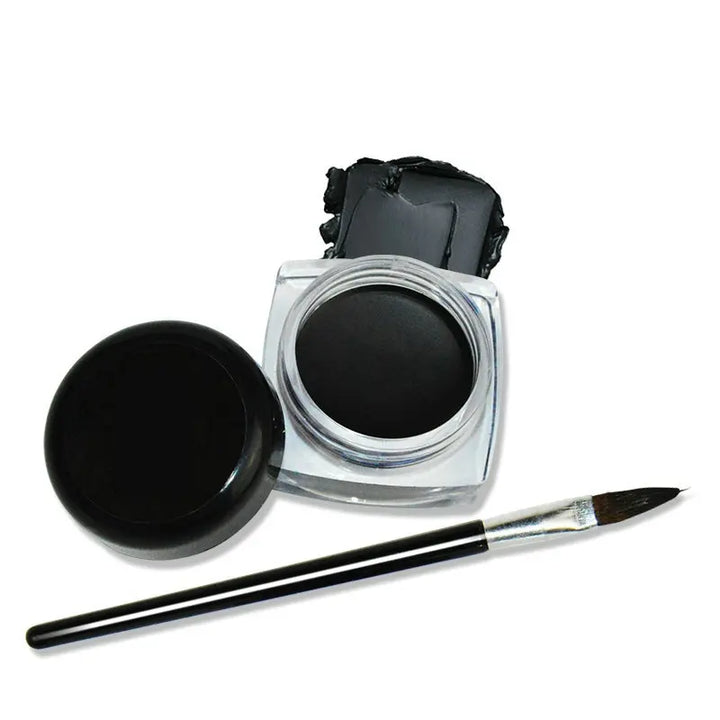 Black Eyeliner Cream Waterproof Beauty Cosmetics Long Lasting.