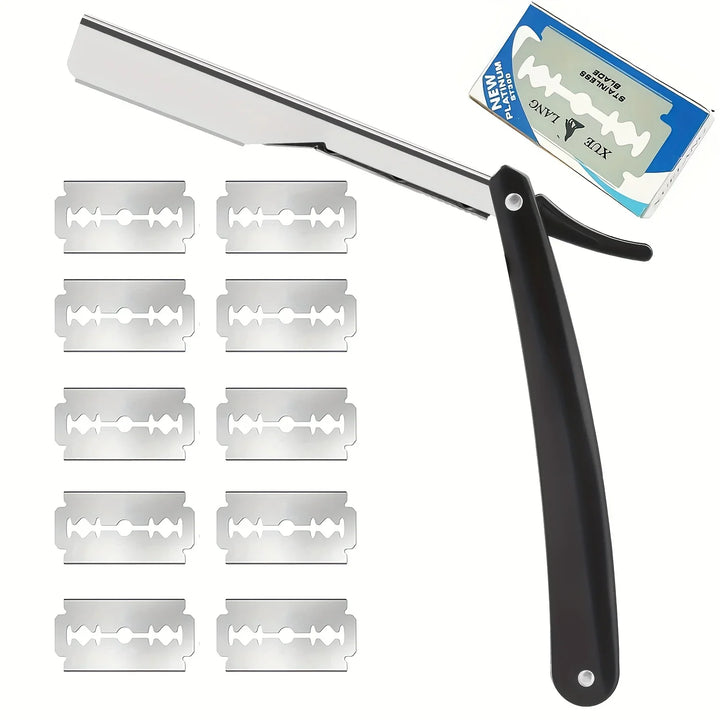 Men Barbershop Razor Stainless Steel.