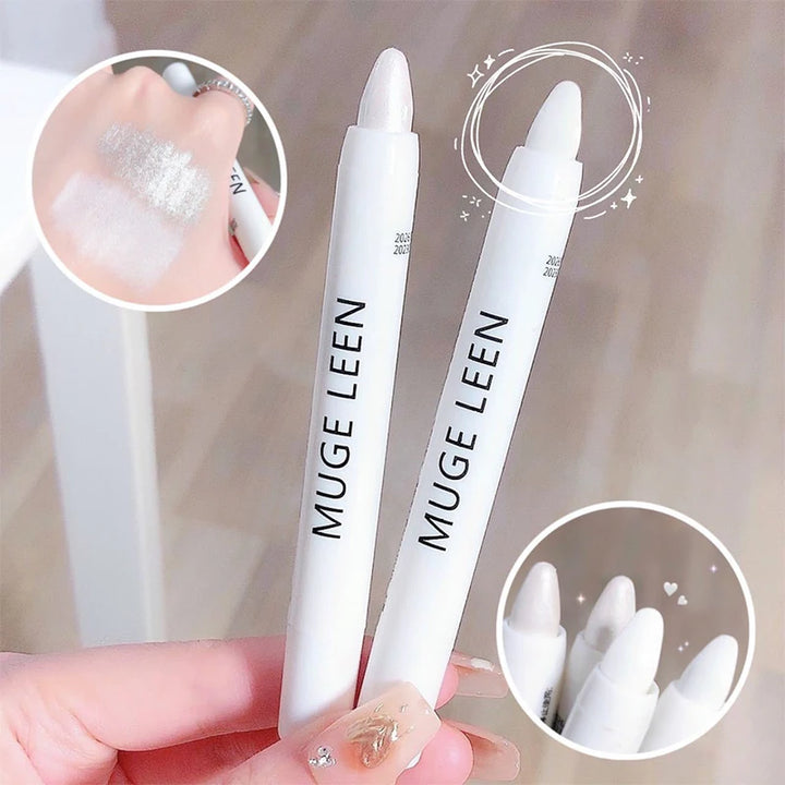 Flash Pearl Eyeshadow Pencil Waterproof Fine Flash Eye Highlighter Lasting.