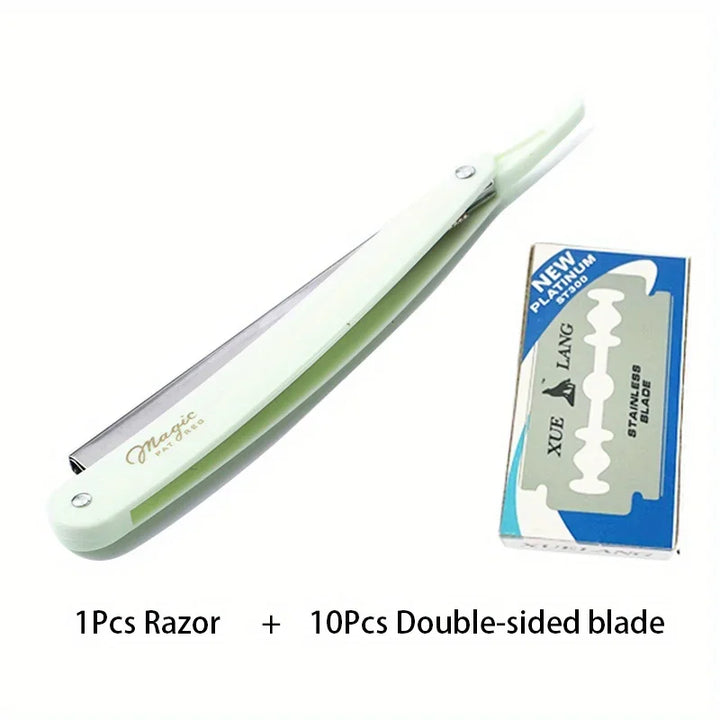 Men Barbershop Razor Stainless Steel.