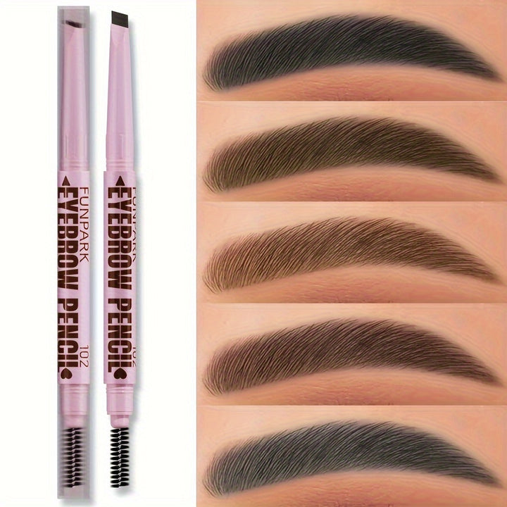 Waterproof Dual-Ended Eyebrow Pencil - Long-Lasting, Easy...