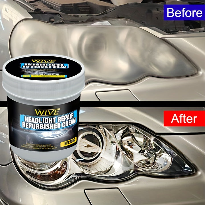 Car Headlight Restoration Treatment