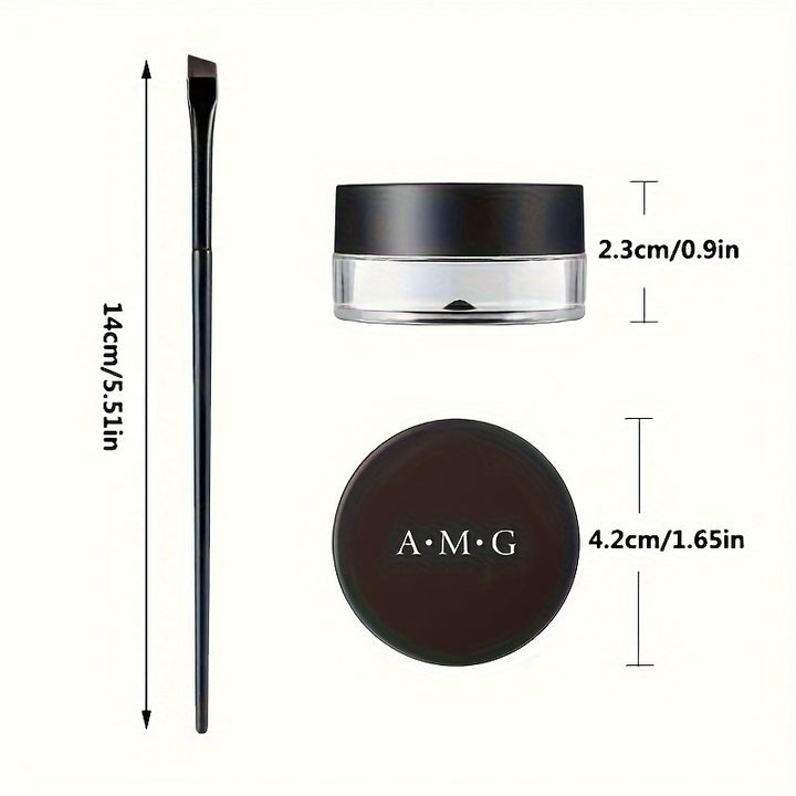 Long-Lasting Eyeliner Gel With Brush.