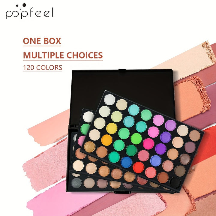 POPFEEL 120-Color Eyeshadow Palette .