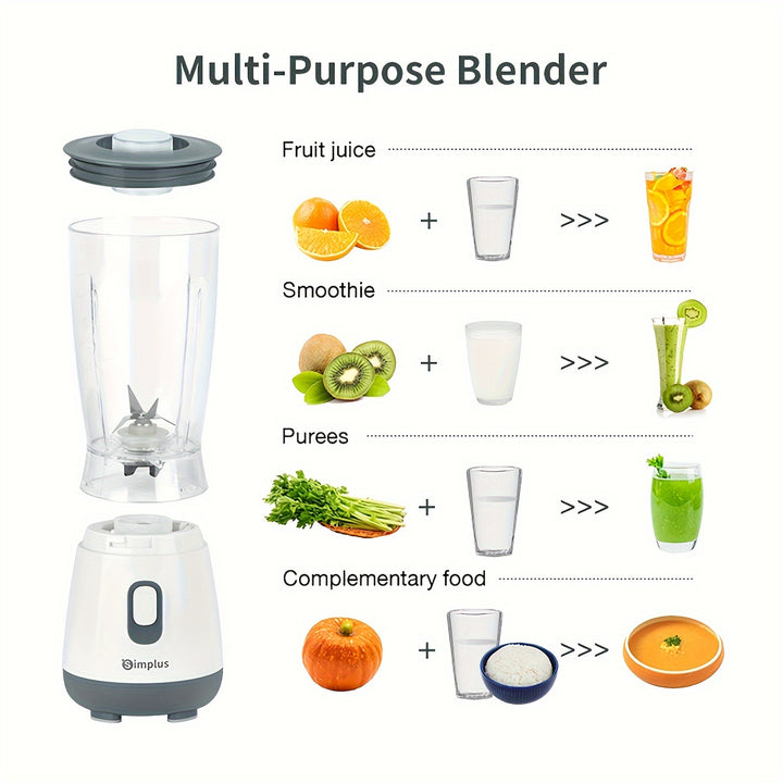 Simplus Blender Food Processor Juice For Home Kitchen And Vegetables.